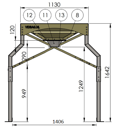 Modulo SP® Bigbag Entladestation; Spieß